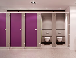 Restroom toilet cubicles hardware in ghaziabad